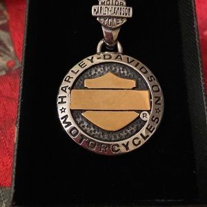 Harley Men’s Silver/ Gold Pendant
